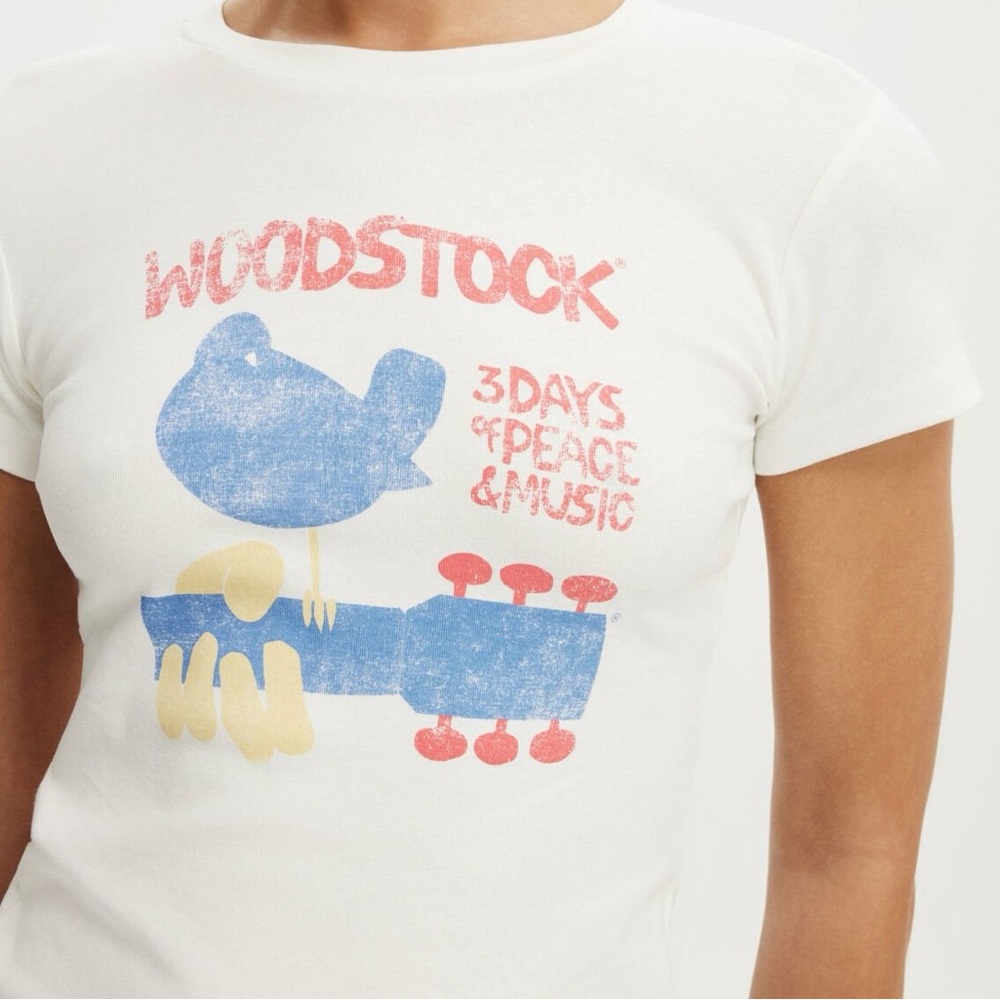 Woodstock Graphic Tee in White